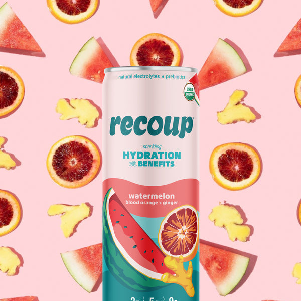 Watermelon Blood Orange + Ginger | Organic Sparkling Hydration