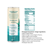 Pineapple Passionfruit + Ginger Prebiotic Sparkling Beverage